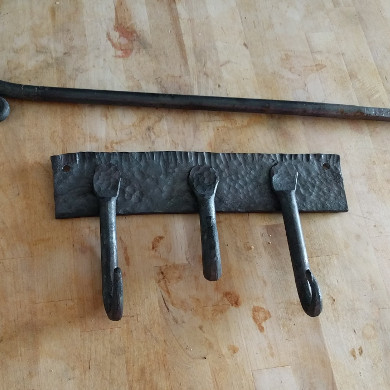 Fire Poker and Clothes Hook